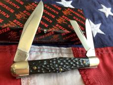 Winchester Whittler (Mdl# 39018) w/ Nice Black Bone Handles. -NOS in Orig Box