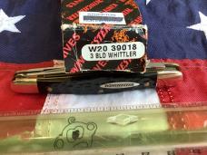 Winchester Whittler (Mdl# 39018) w/ Nice Black Bone Handles. -NOS in Orig Box