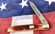 Case xx Select Doctors Knife (mdl# 6185 SS) w/ Sweet Chestnut Bone Handles -NOS