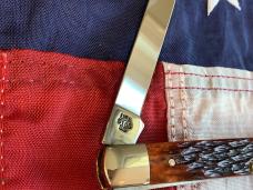 Case xx Select Doctors Knife (mdl# 6185 SS) w/ Sweet Chestnut Bone Handles -NOS