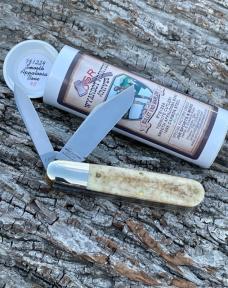 GEC TIDIOUTE ** SFO 781224 SMOOTH APPALOOSA BONE BULLET END BARLOW