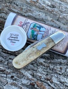 GEC TIDIOUTE ** SFO 781224 SMOOTH APPALOOSA BONE BULLET END BARLOW