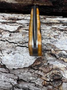 SACRED BEAR "TORY UTT" CUSTOM JIGGED BONE DAMASCUS SWAY BACK