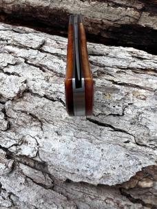 SACRED BEAR "TORY UTT" CUSTOM JIGGED BONE DAMASCUS MEDIUM TRAPPER