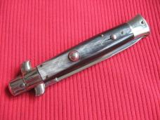 Vintage 1960's Italian Button Open Button Close 9 Inch Stiletto Switchblade Knife