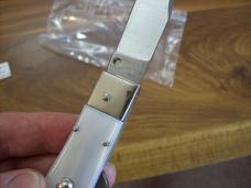 Rare A.G.A. Campolin Humpback Italian Automatic Red Dot Safety UNUSED Faux Pearl
