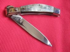 Quality Italian Unique Mechanism LEPRE Knife Limited Edition 2016 MANIAGO ITALY w/Certificate