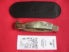 Quality Italian Unique Mechanism LEPRE Knife Limited Edition 2016 MANIAGO ITALY w/Certificate
