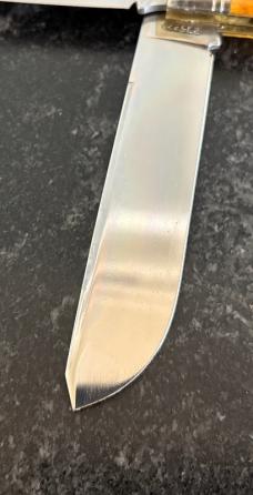 Great Eastern Cutlery Northfield 235220 Pioneer Trapper OKCA 2020 Club Knife Jig Bone GEC 23 