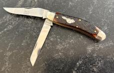 Great Eastern Cutlery Northfield 888222 Bayou Trapper OKCA 2022 Club Knife Jigged Bone GEC 88
