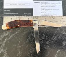 Great Eastern Cutlery Northfield 888222 Bayou Trapper OKCA 2022 Club Knife Jigged Bone GEC 88