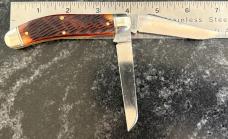 Great Eastern Cutlery Northfield 888222 Bayou Trapper OKCA 2022 Club Knife Jigged Bone GEC 88