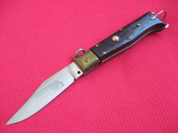 Vintage Italian Zoppis Jaguar Ring Pull Switchblade Knife