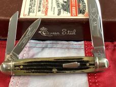 Schatt & Morgan Whittler Knife w/ Super Winterbottom Bone Handles -NOS & M/NM