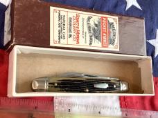 Schatt & Morgan Whittler Knife w/ Super Winterbottom Bone Handles -NOS & M/NM