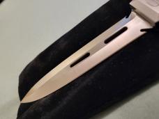 *NIB* Desert Knife Works OTF D/A "SANDSHARK" GEN II SS CHASSIS SATIN M390 D/E BLADE