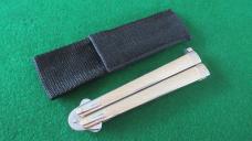 c. 1980's Stainless Steel Japan Butterfly Balisong BOWIE Knife UNUSED