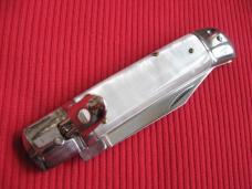 Older Italian Clip Blade Leverlock Switchblade Knife