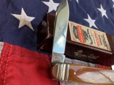 Schatt & Morgan by Queen, Equal End 2 Blade Knife w/ Nice Bone Handles -One of 600 -NOS & NM