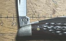 Case XX Peanut, Stainless steel blades, 1985 Manufacture 