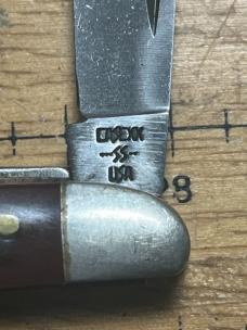 Case XX Peanut, Stainless steel blades, 1985 Manufacture 
