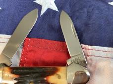 Hard to come by 1997 Case xx Canoe w/ Red Stag Handles (mdl# R52131) -NOS & Minty