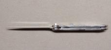 Custom handmade Gold-lip Mother of Pearl Dagger Blade Switchblade 