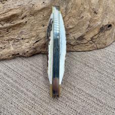 BUCK CREEK BC 254 DS 2 Blade Trapper German Stainless Stag Handles NIB (179A)