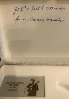 New in Display 1987 Case  George Jones Trapper 