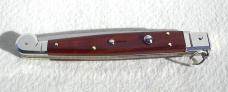 NEW AGA CAMPOLIN 12" ITALIAN SICILIANO FIGHTING KNIFE EXOTIC COCOBOLO WOOD 4 MIL BLADE N/S BOLSTERS