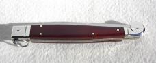 NEW AGA CAMPOLIN 12" ITALIAN SICILIANO FIGHTING KNIFE EXOTIC COCOBOLO WOOD 4 MIL BLADE N/S BOLSTERS