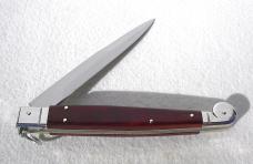 NEW AGA CAMPOLIN 12" ITALIAN SICILIANO FIGHTING KNIFE EXOTIC COCOBOLO WOOD 4 MIL BLADE N/S BOLSTERS