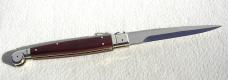 NEW AGA CAMPOLIN 12" ITALIAN SICILIANO FIGHTING KNIFE EXOTIC COCOBOLO WOOD 4 MIL BLADE N/S BOLSTERS