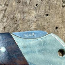 BOKER STEAM ENGINE 1995 LOCK BACK TRADITIONAL FOLDING POCKET KNIFE WOOD (227)