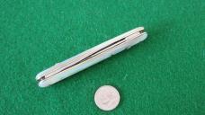 c .pre-1948 SCHRADE CUT CO. 3-3/8" DOUBLE Switchblade MOP 2 PAT DATE