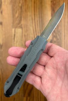 Schrade SCHOTFG Assisted Opening Out The Front OTF Knife, Unused 