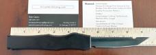 Out The Front (OTF) Switchblade Knife Clone Black Handle Unused 