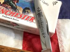1992 Winchester Large Toothpick By Blue Grass Cutlery (Mdl# 1936) w/ Brown Bone Handles