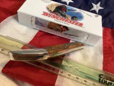 1992 Winchester Large Toothpick By Blue Grass Cutlery (Mdl# 1936) w/ Brown Bone Handles