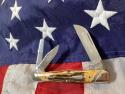 *second* Schatt & Morgan 3 & 1/2” Whittler Knife w/ Super Stag Handles -NOS & M/NM