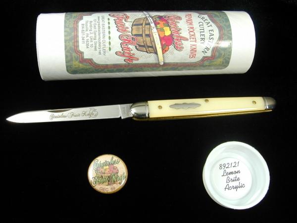 Great Eastern Cutlery GEC Smooth GID Lemon Brite Acrylic Fruit Knife 892121 Stainless Blade 1 of 426
