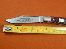 Great Eastern Cutlery GEC Northfield Black Plum Jigged Bone Liberty Jack Knife NIT USA 941125