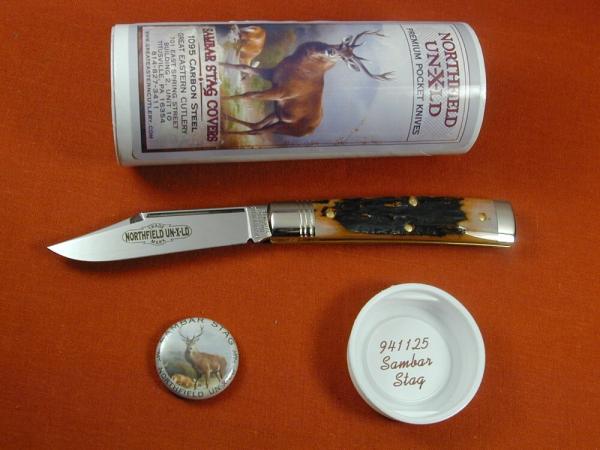 Great Eastern Cutlery GEC Northfield Sambar Stag Liberty Jack Knife NIT USA 941125 Great Eastern Cutlery GEC Northfield Sambar Stag Liberty Jack Knife NIT USA 941125