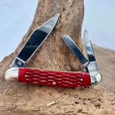 Boker Traditional Series 2.0 Whittler Jigged Red Bone Pocket Knife D2 110847 NIB