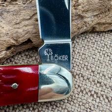 Boker Traditional Series 2.0 Whittler Jigged Red Bone Pocket Knife D2 110847 NIB