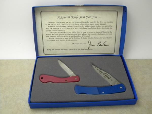 Parker Case XX Christmas 1989 Parker Gift Set Knife NIB