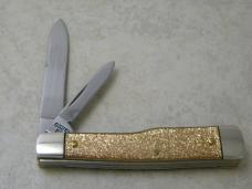 Case XX USA 1889-1989 Gold Stone Centennial GS215 Gunstock Jack Knife
