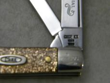 Case XX USA 1889-1989 Gold Stone Centennial GS215 Gunstock Jack Knife