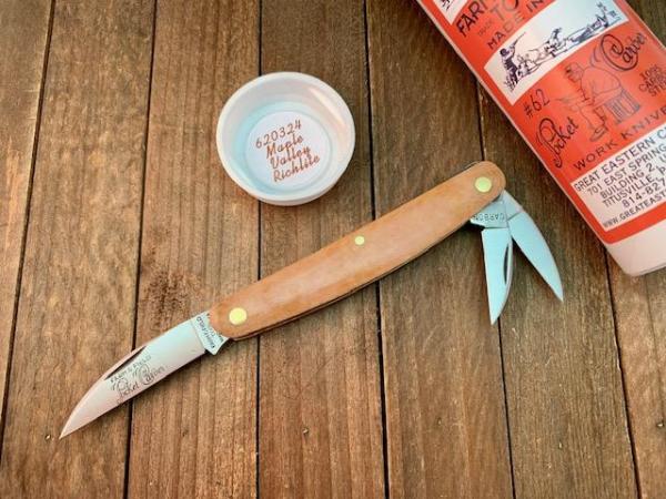Great Eastern Cutlery Farm and Field #62 Pocket Carver Maple Valley Richlite 2024
