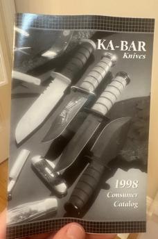 KA-BAR (1998) 100th Anniversary USMC Fighting Knife. Unused & Mint Condition w/Original Box & Sheath